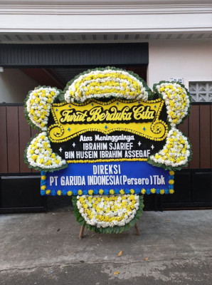 Papan Bunga Duka di Tewah